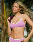 Andie Swim - The Bells Bikini Top - Crocus -