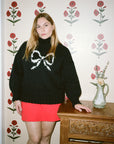 Lisa Says Gah - Cece Turtleneck - Ink Bow -