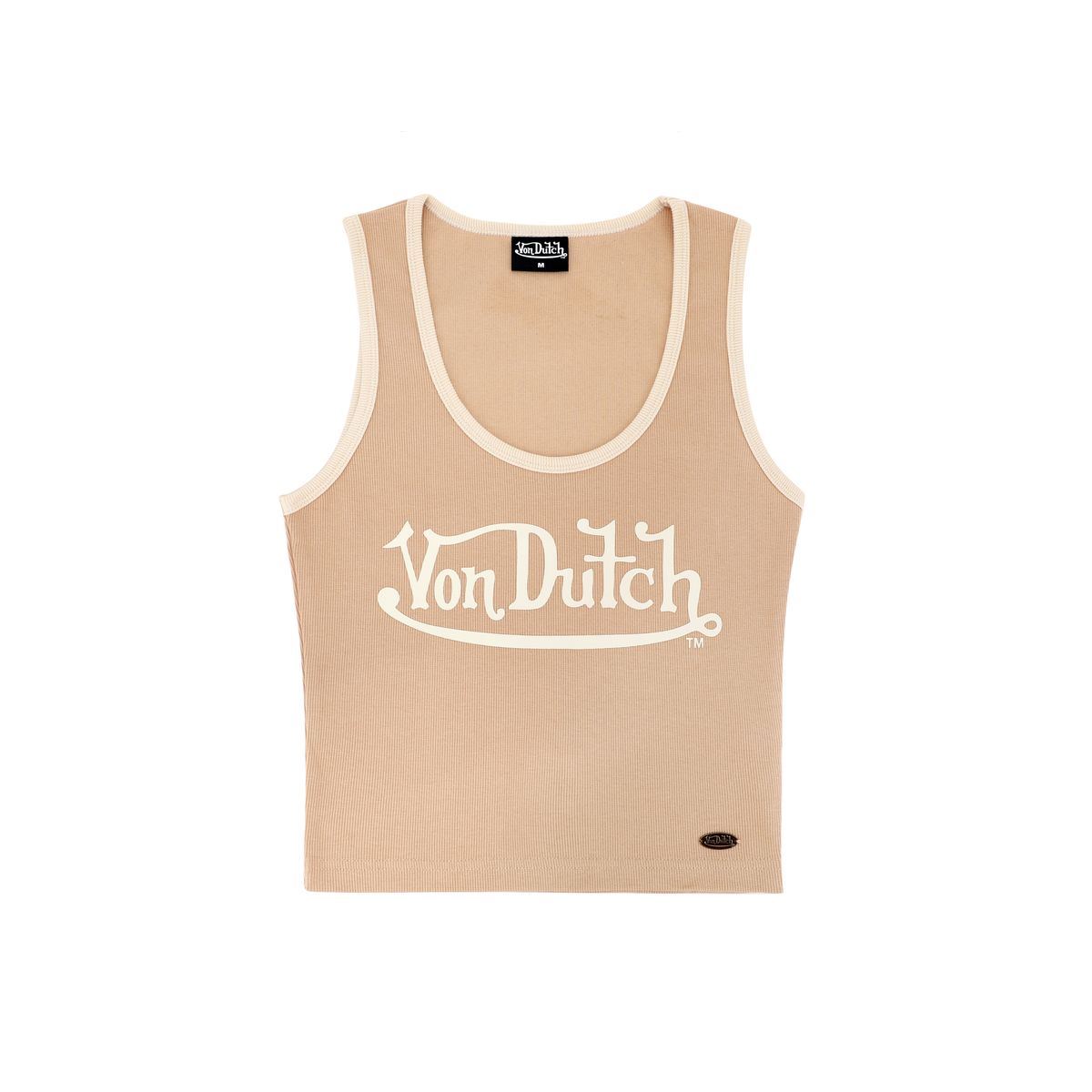 Signature Logo Tank - Beige