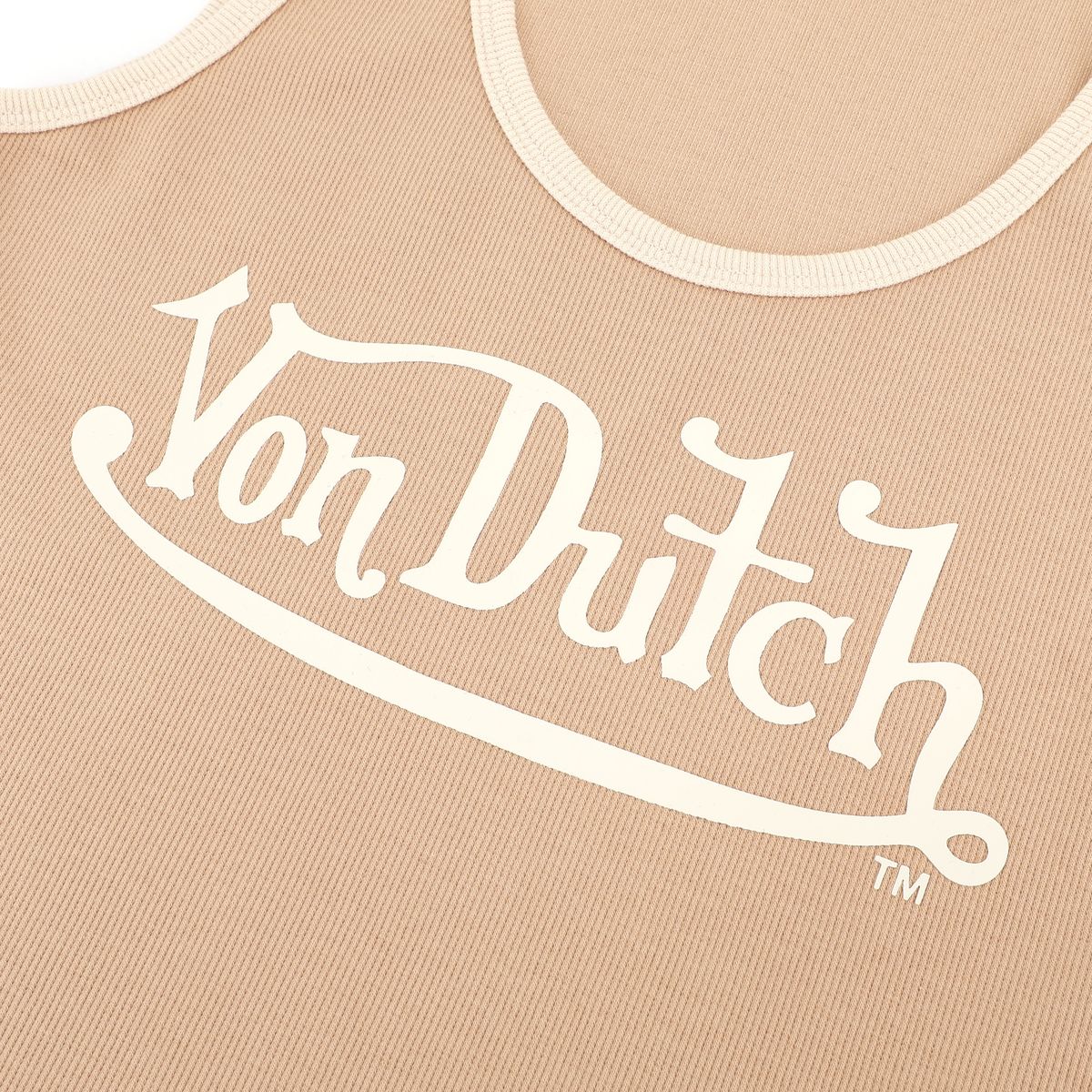 Signature Logo Tank - Beige
