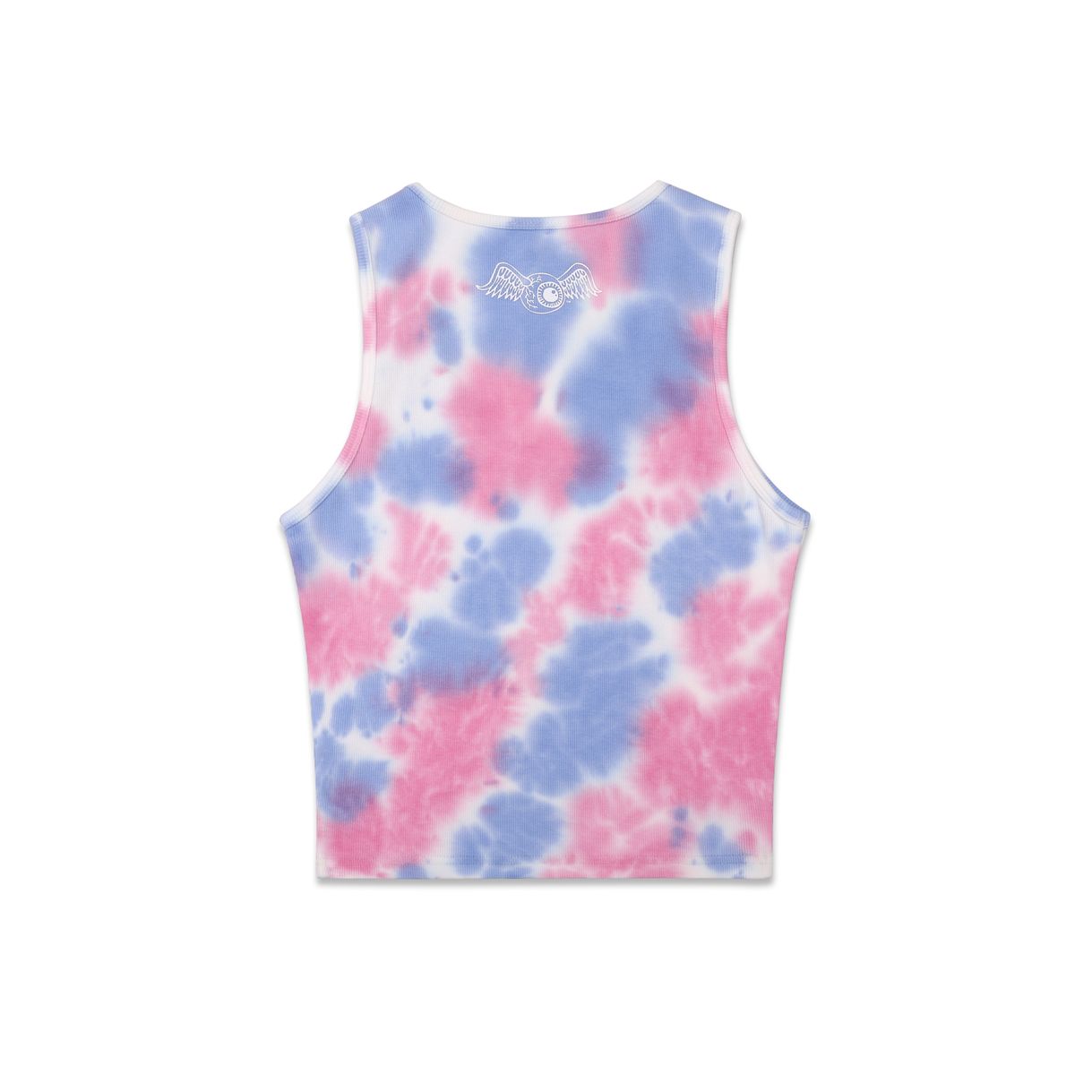 Rhinestone Logo Tank - Blue/Pink