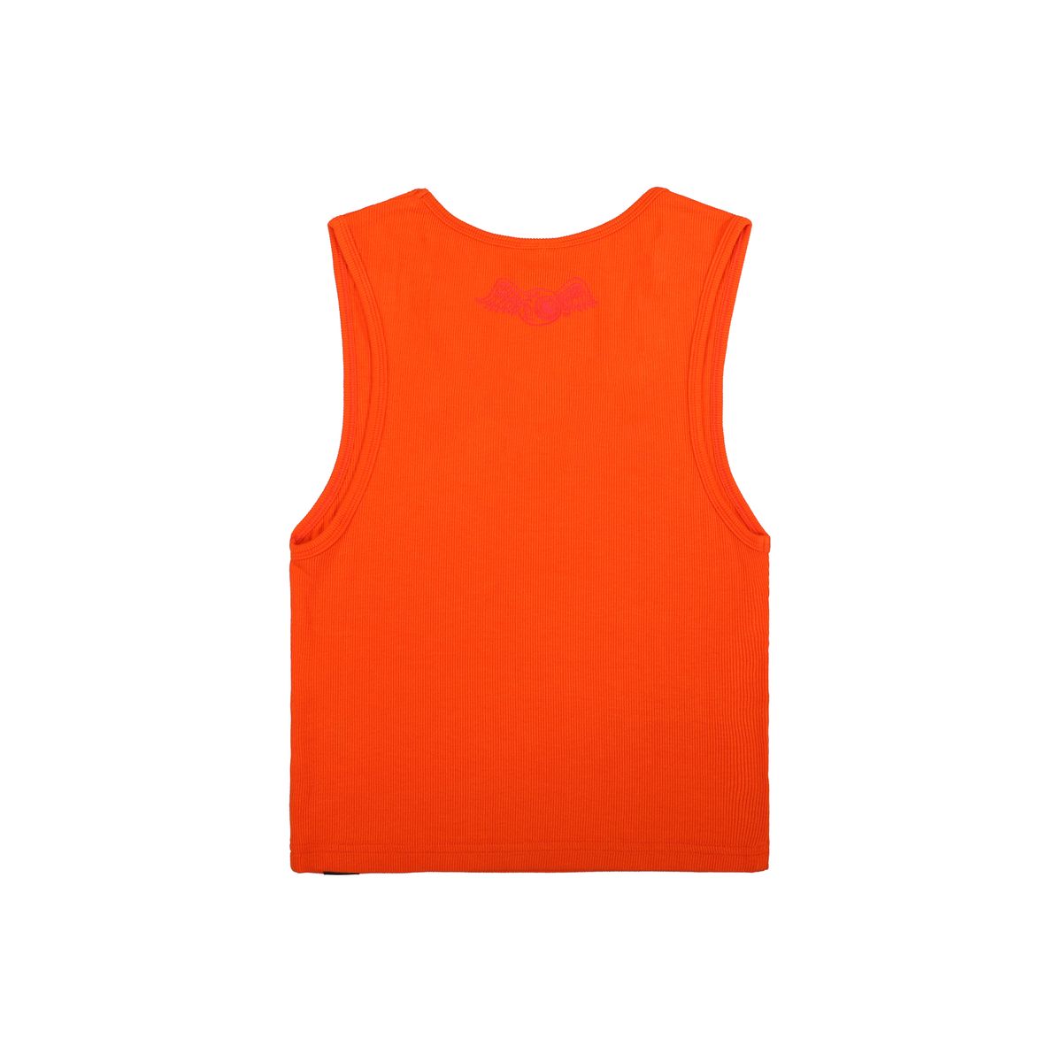 Distressed Logo Tank - Orange