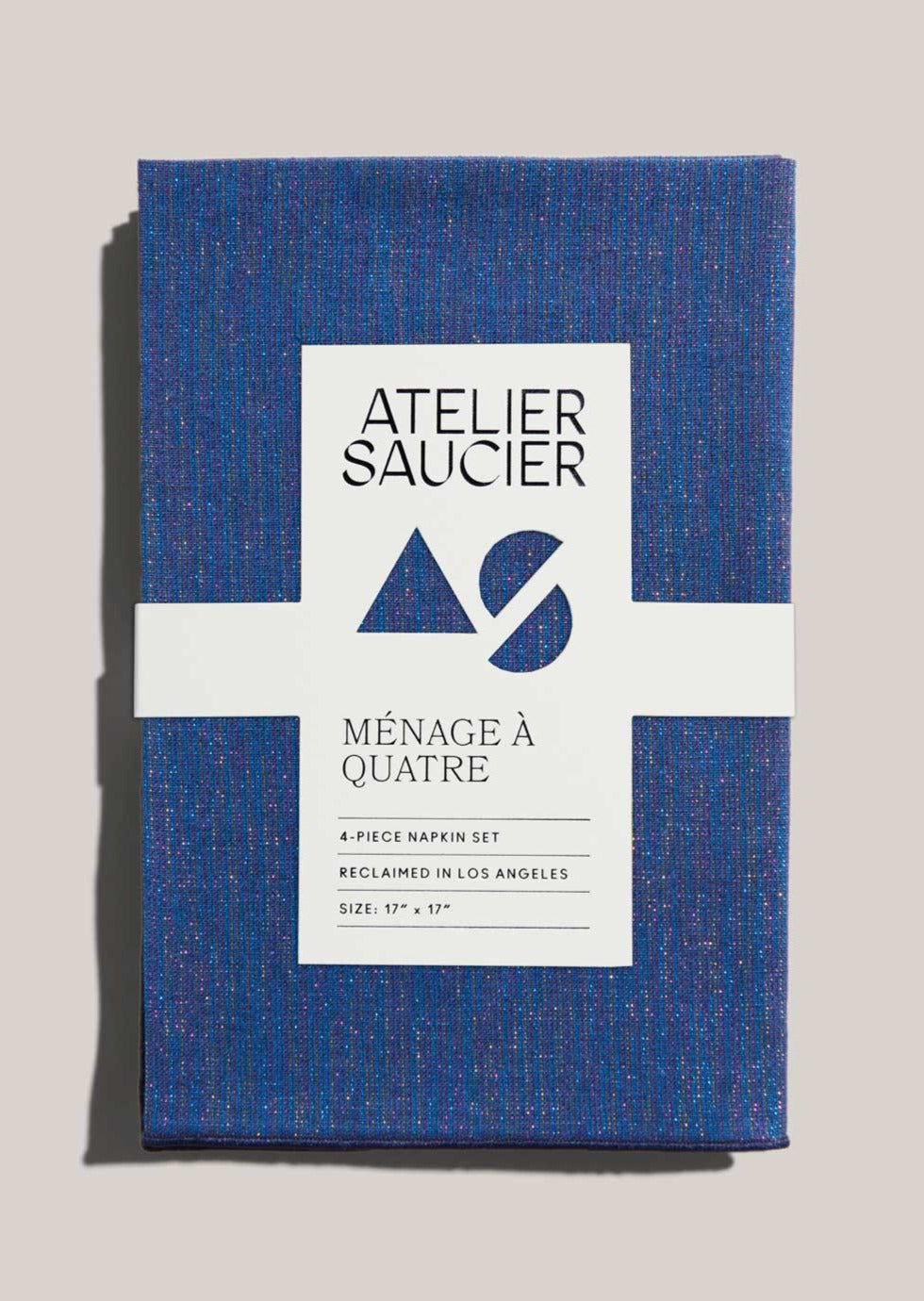 Sapphire Linen Napkin Set