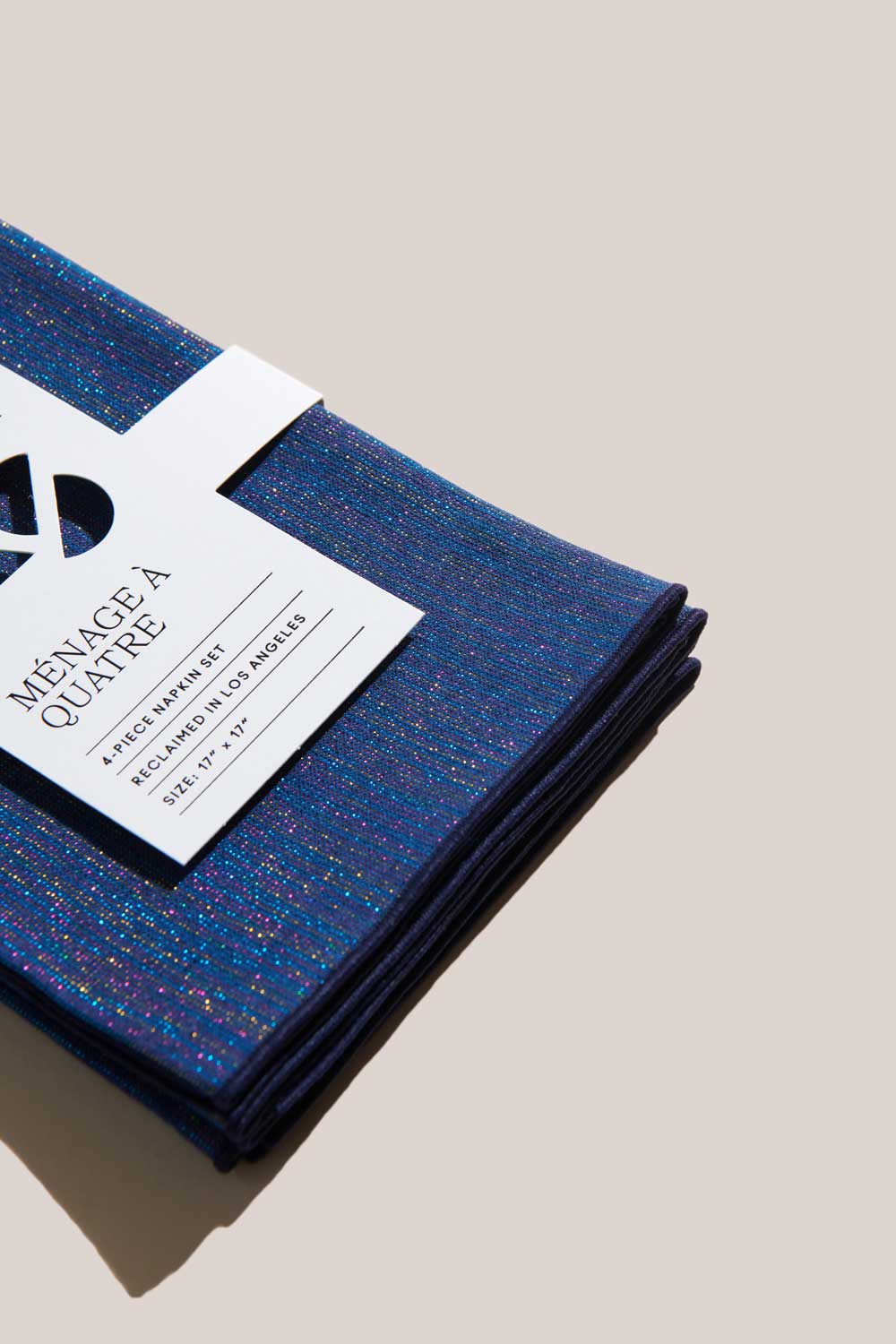 Sapphire Linen Napkin Set