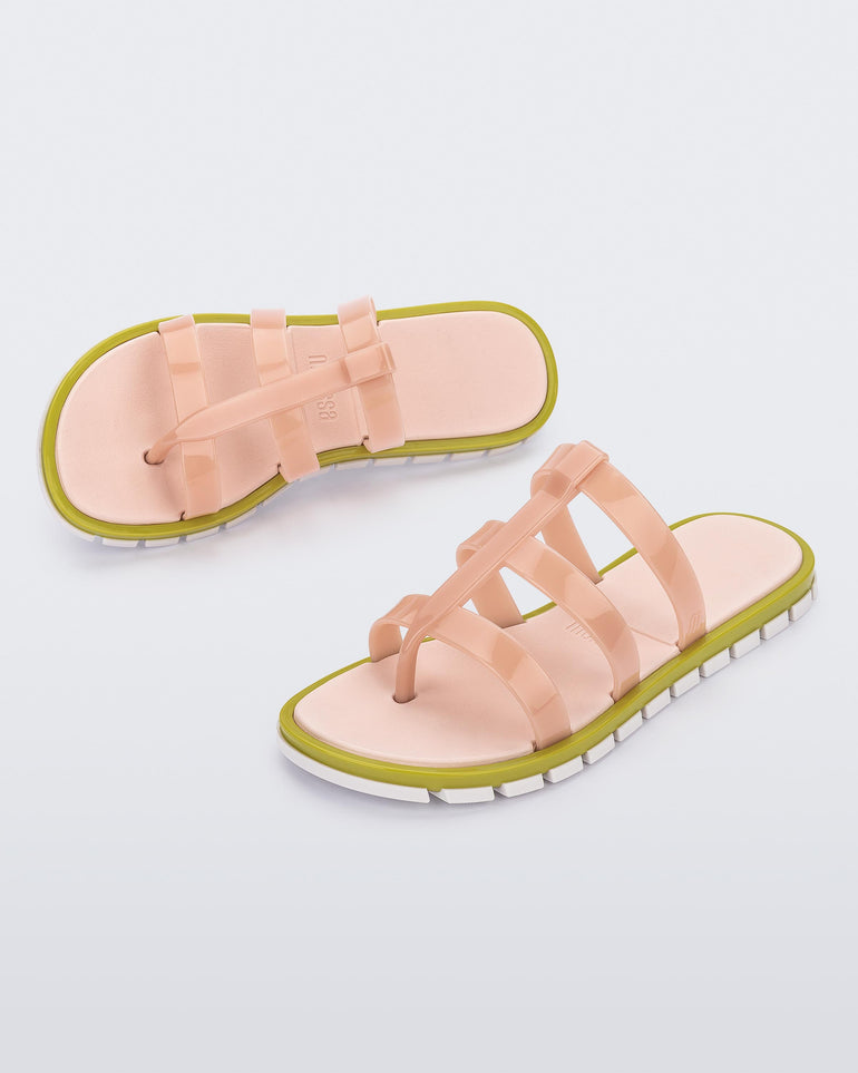 Path Slide - Pink/Green