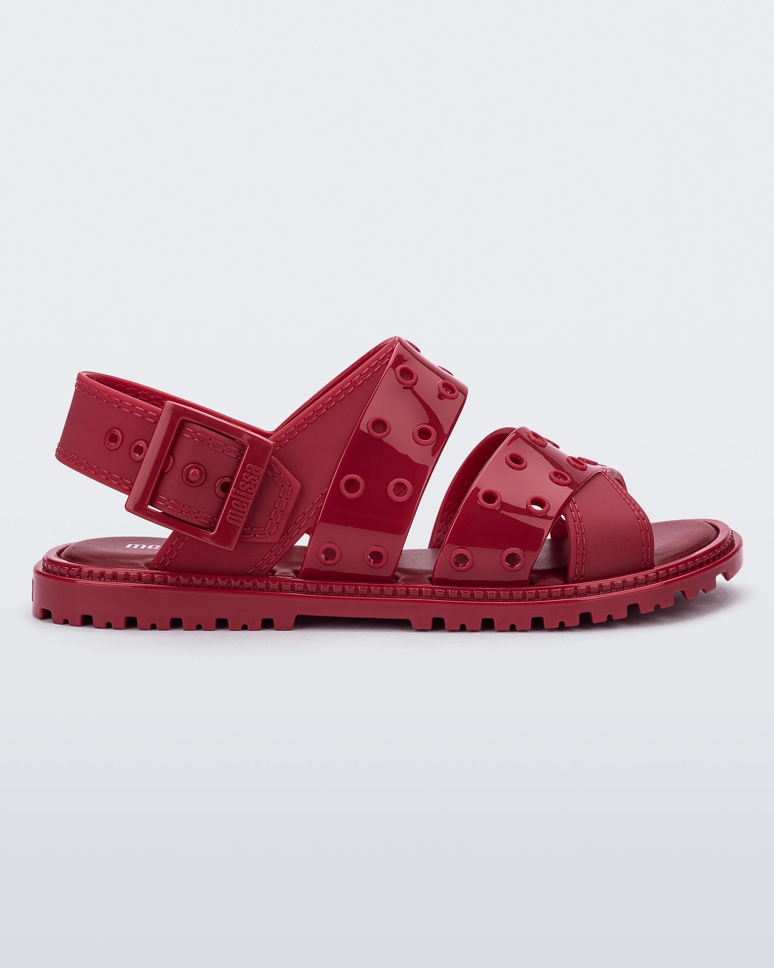 Lock Sandal - Red