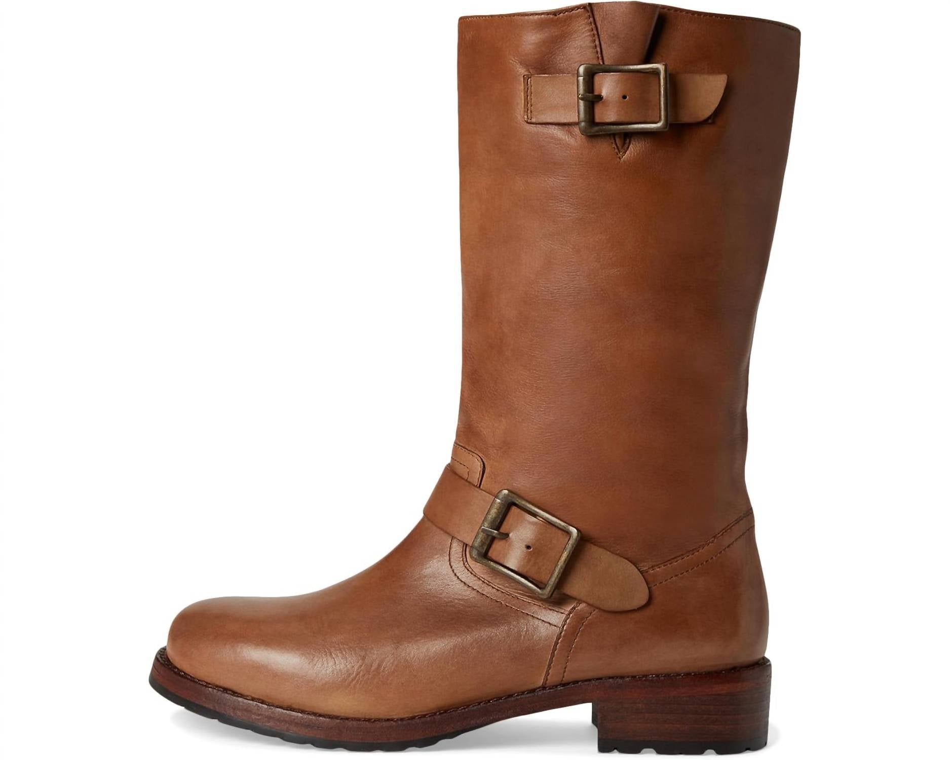 Ride Or Die Engineer Boot - Burnt Caramel