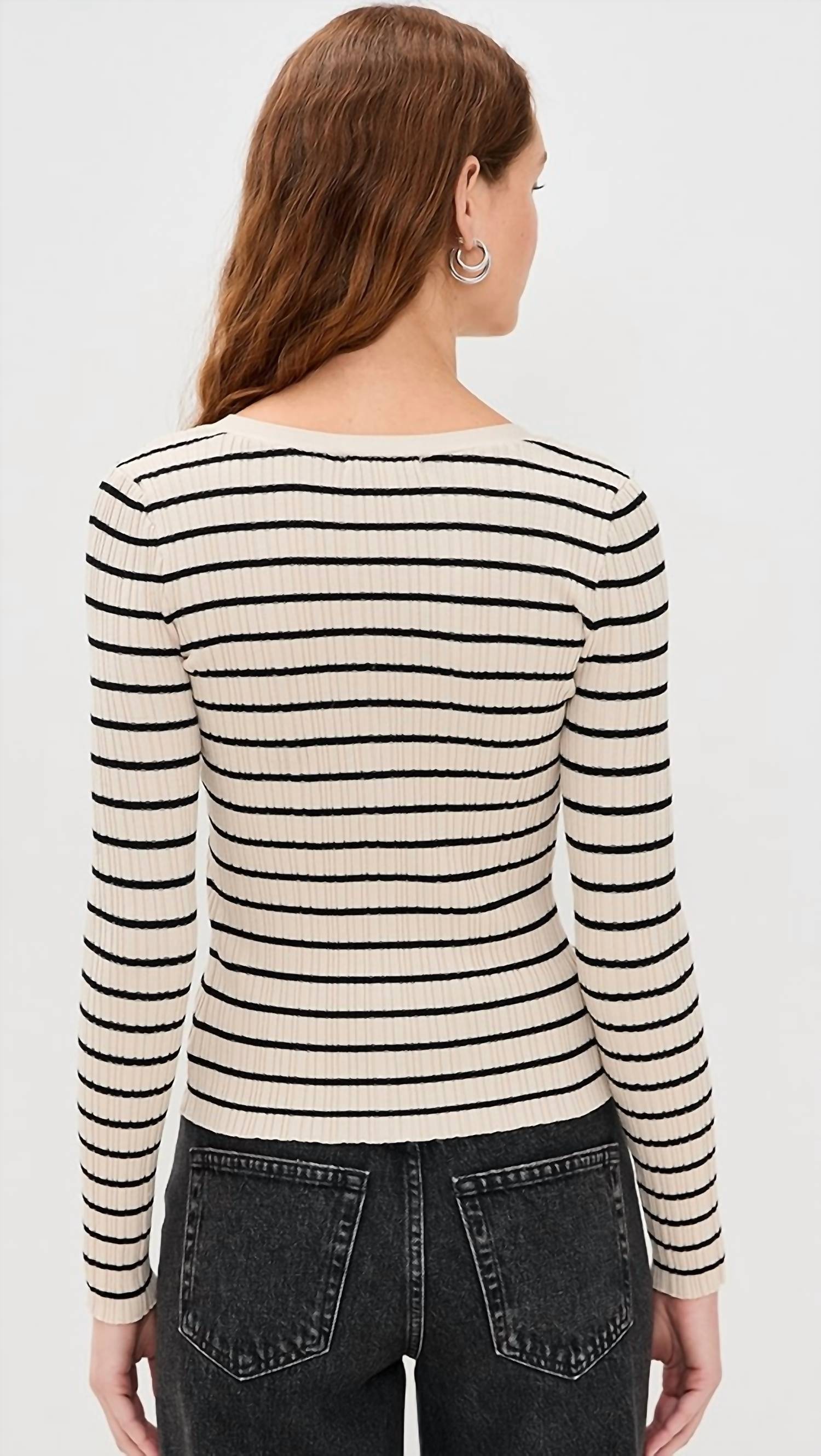Jordana Striped Sweater