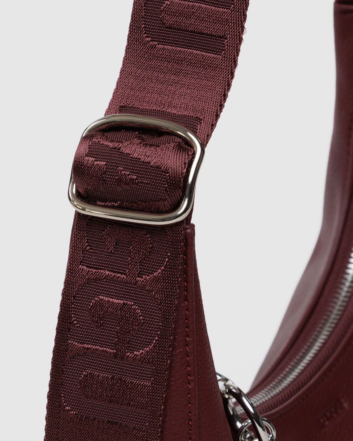 Baggu - Bags - Small Recycled Leather Crescent Bag - Mahogany