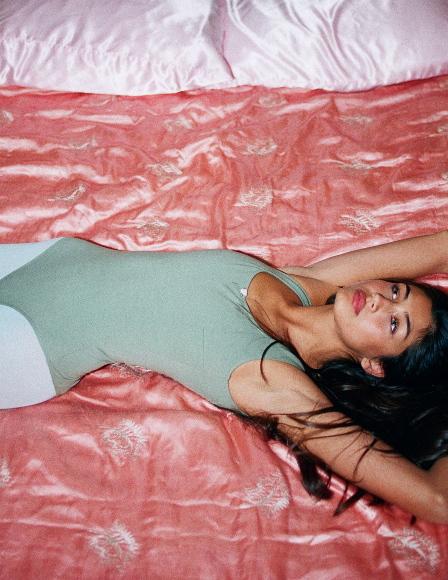 Perfect Scoop Bodysuit - Sage