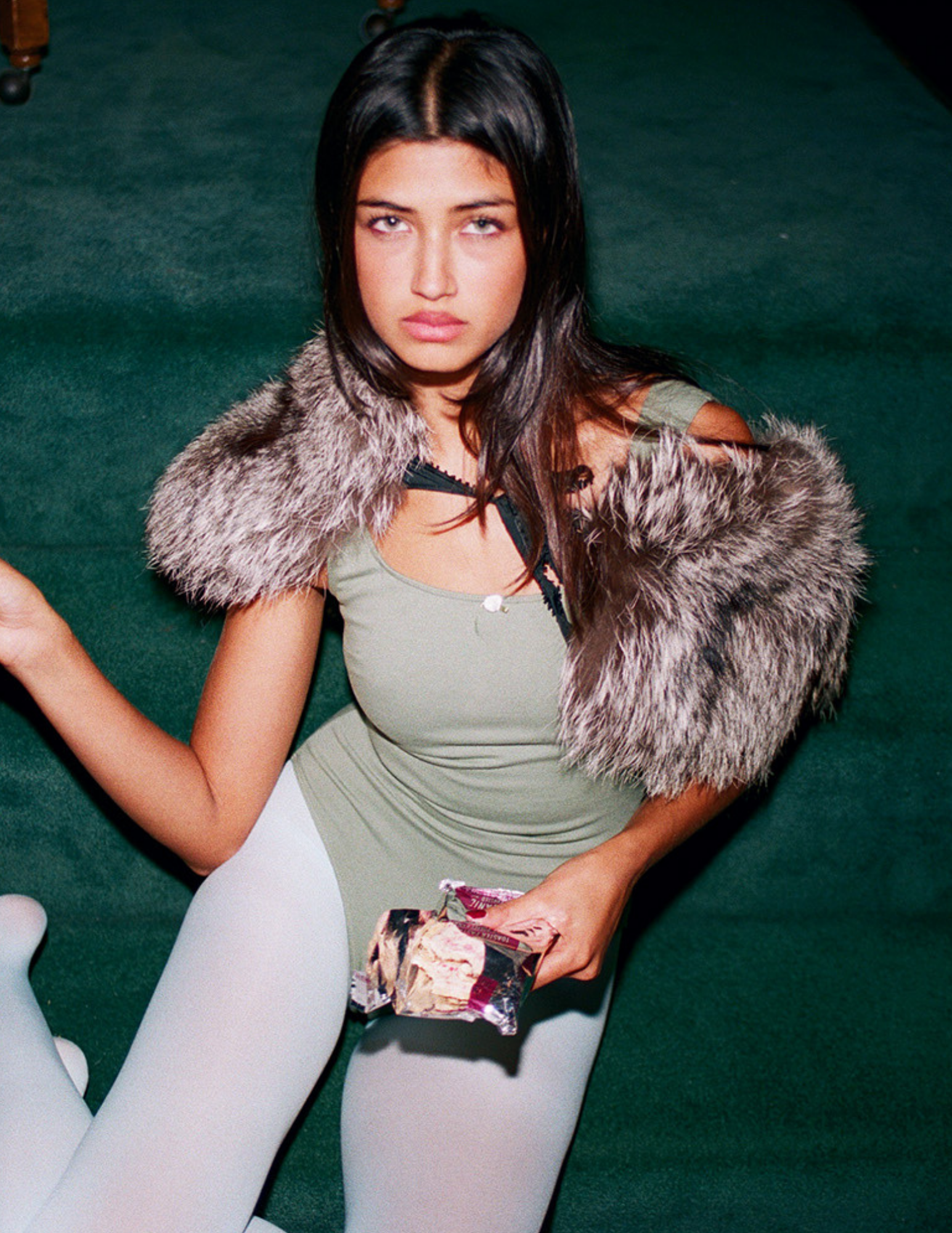Perfect Scoop Bodysuit - Sage