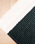 ettitude - Luxe Bamboo 2-Tone Rug - Forest & Natural