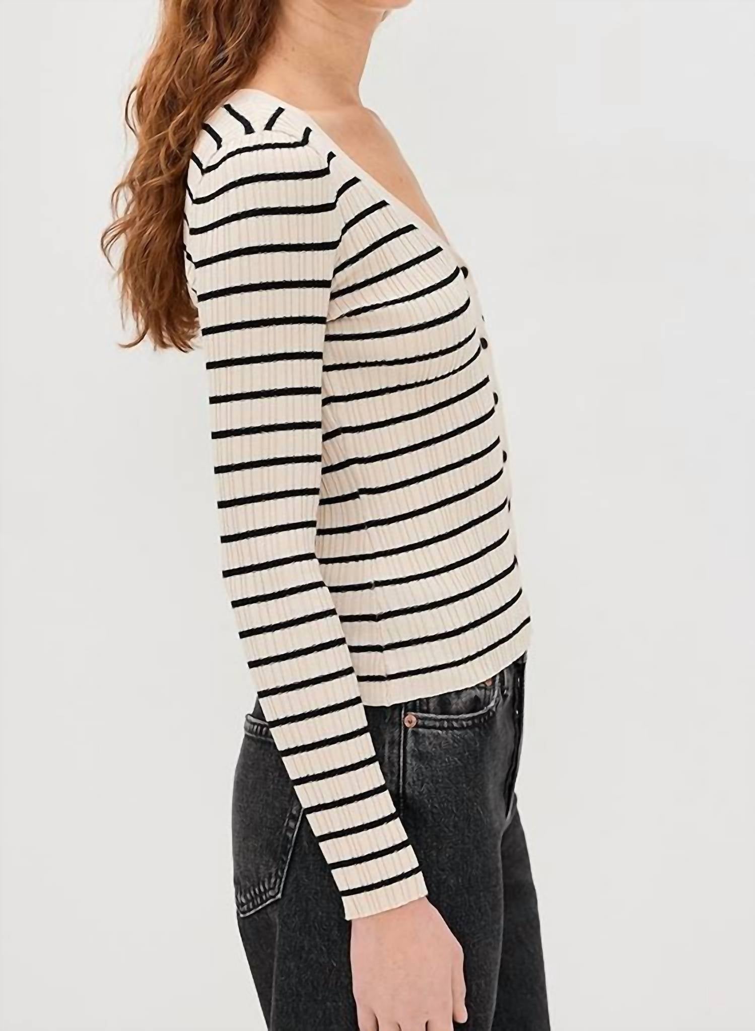 Jordana Striped Sweater