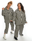 Boyko - Billie Jacket - Black/Ivory Check -