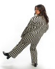 Boyko - Billie Jacket - Black/Ivory Check -