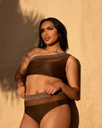 Nomads Swimwear - Bay Swim Top II - Espresso -