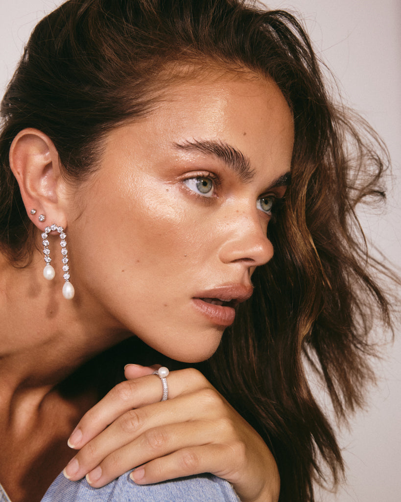 Luv Aj - The Pearl Pave Amalfi Ring -
