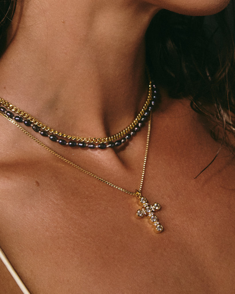 Luv Aj - The Pearl Chain Necklace Set -