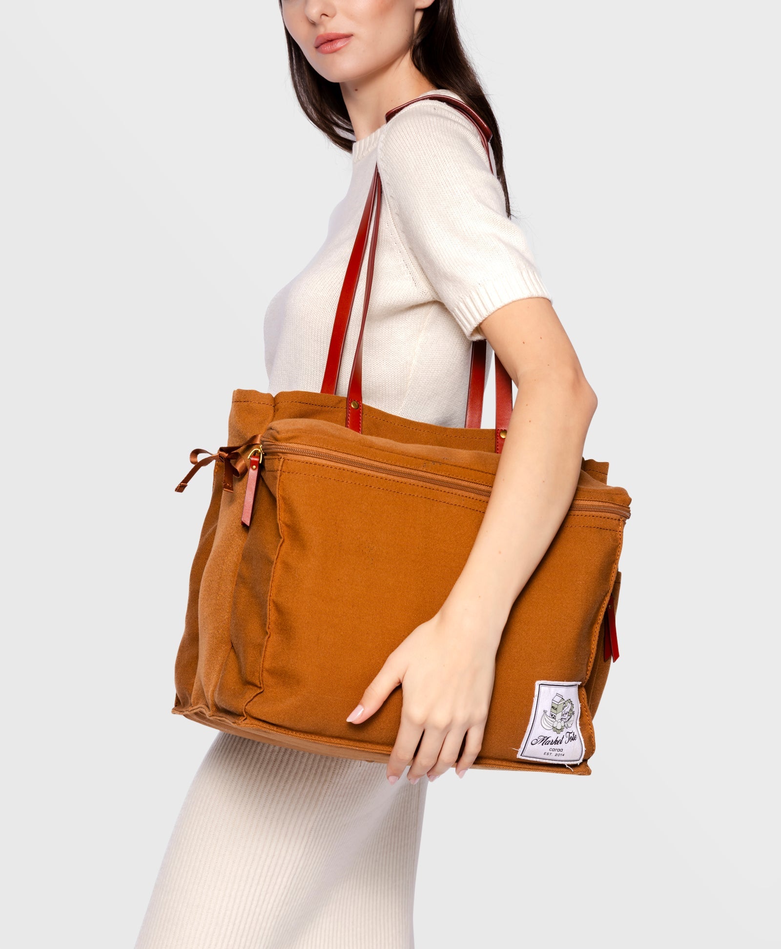 Market Tote - Bark