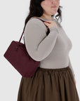 Baggu - Nylon Bowler Bag - Mahogany -