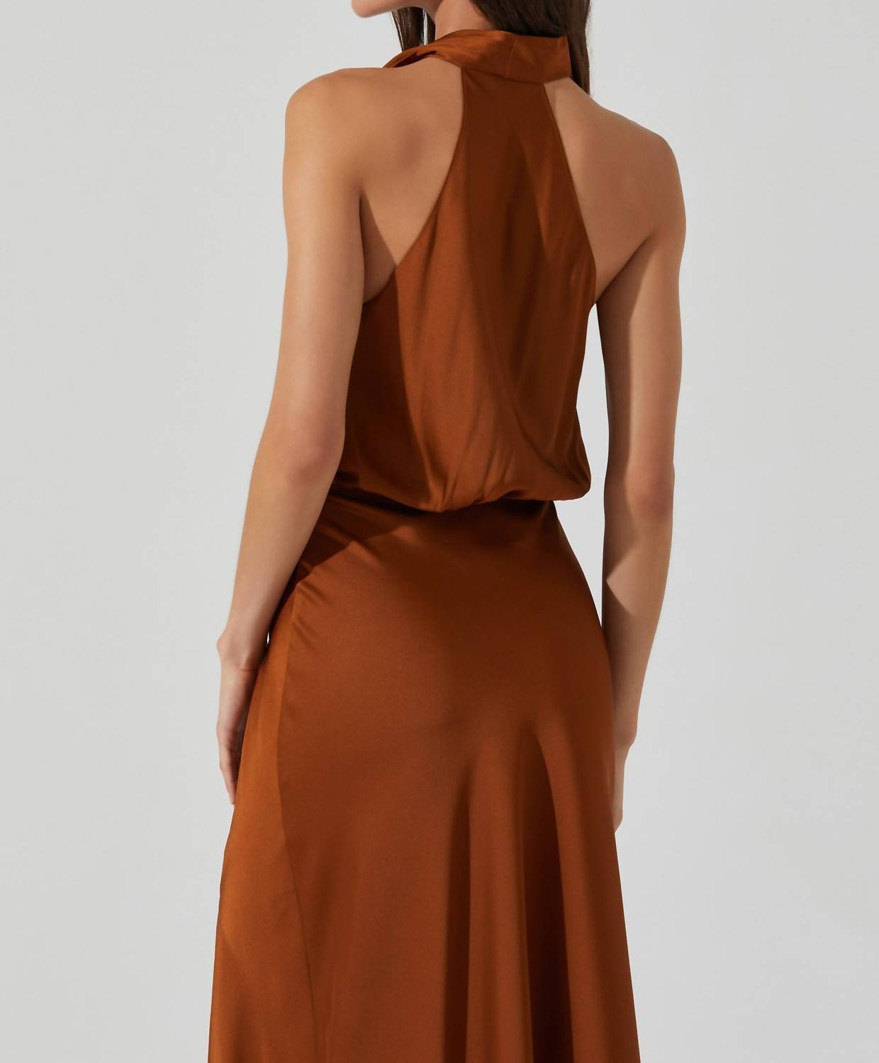 Jelyn Satin Midi Dress