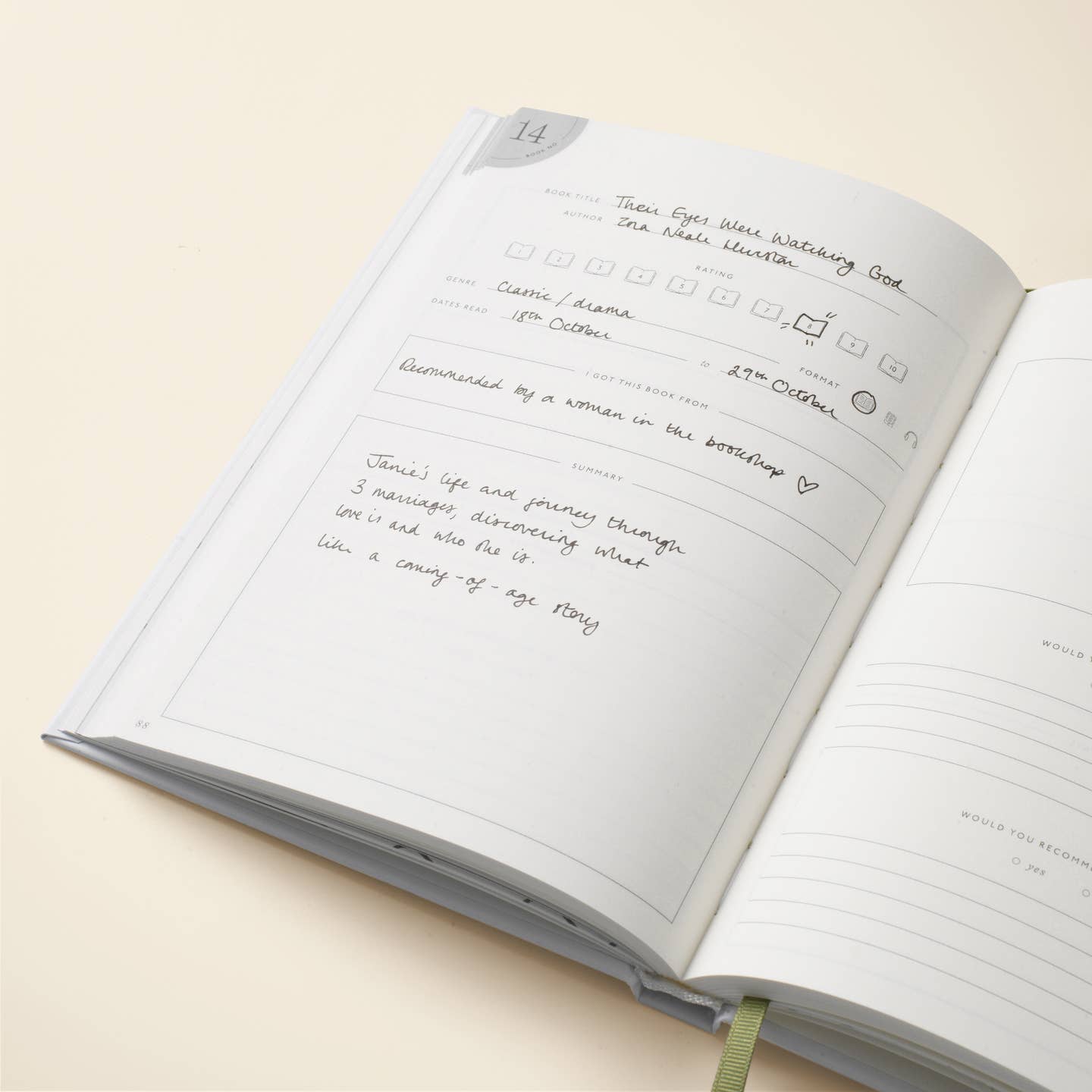 BIBLIOTHEQUE Reading Journal
