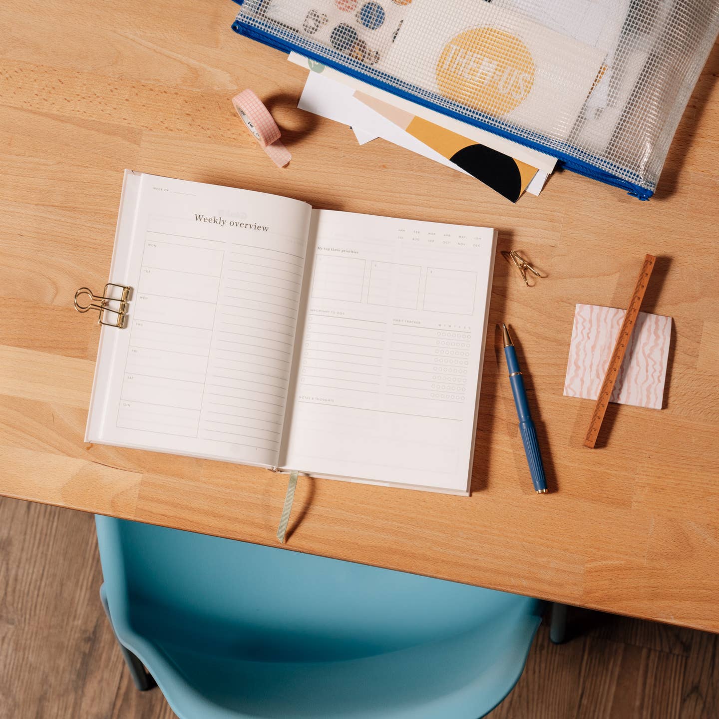 Italian Summer Hardcover Daily Planner