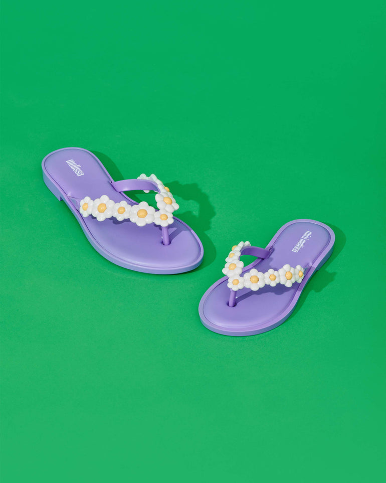 Flip Flop Spring - Lilac/White