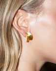 Celeste Starre - Golden Tribe Earrings - White Gold -