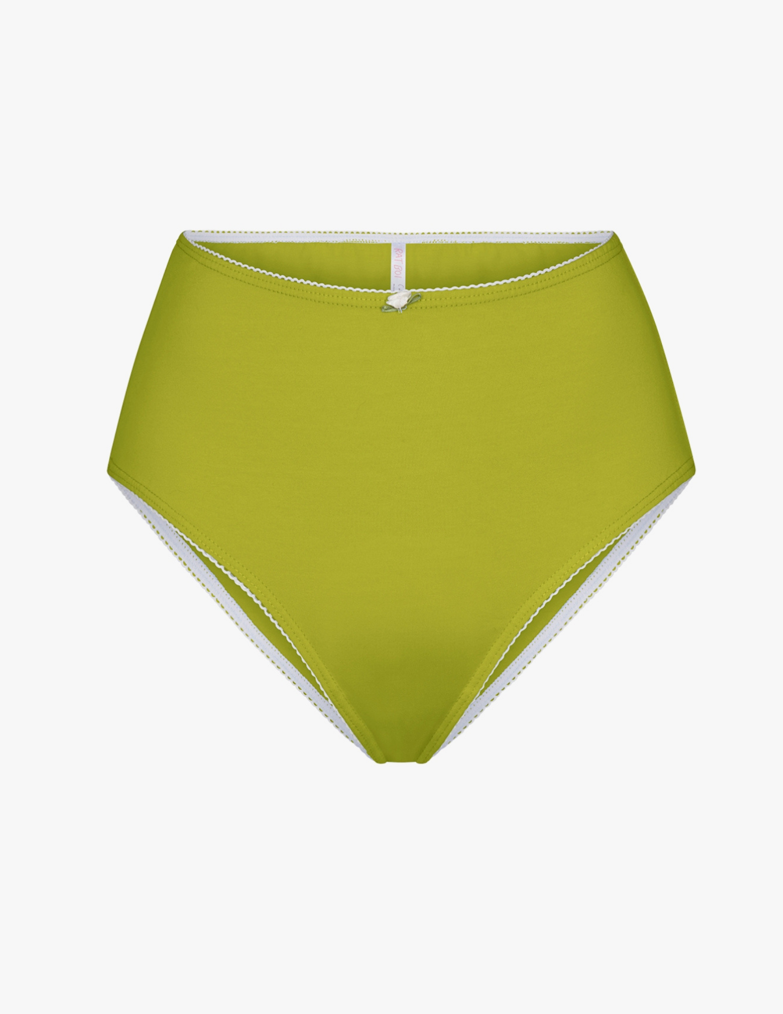 High Rise Underwear - Avocado