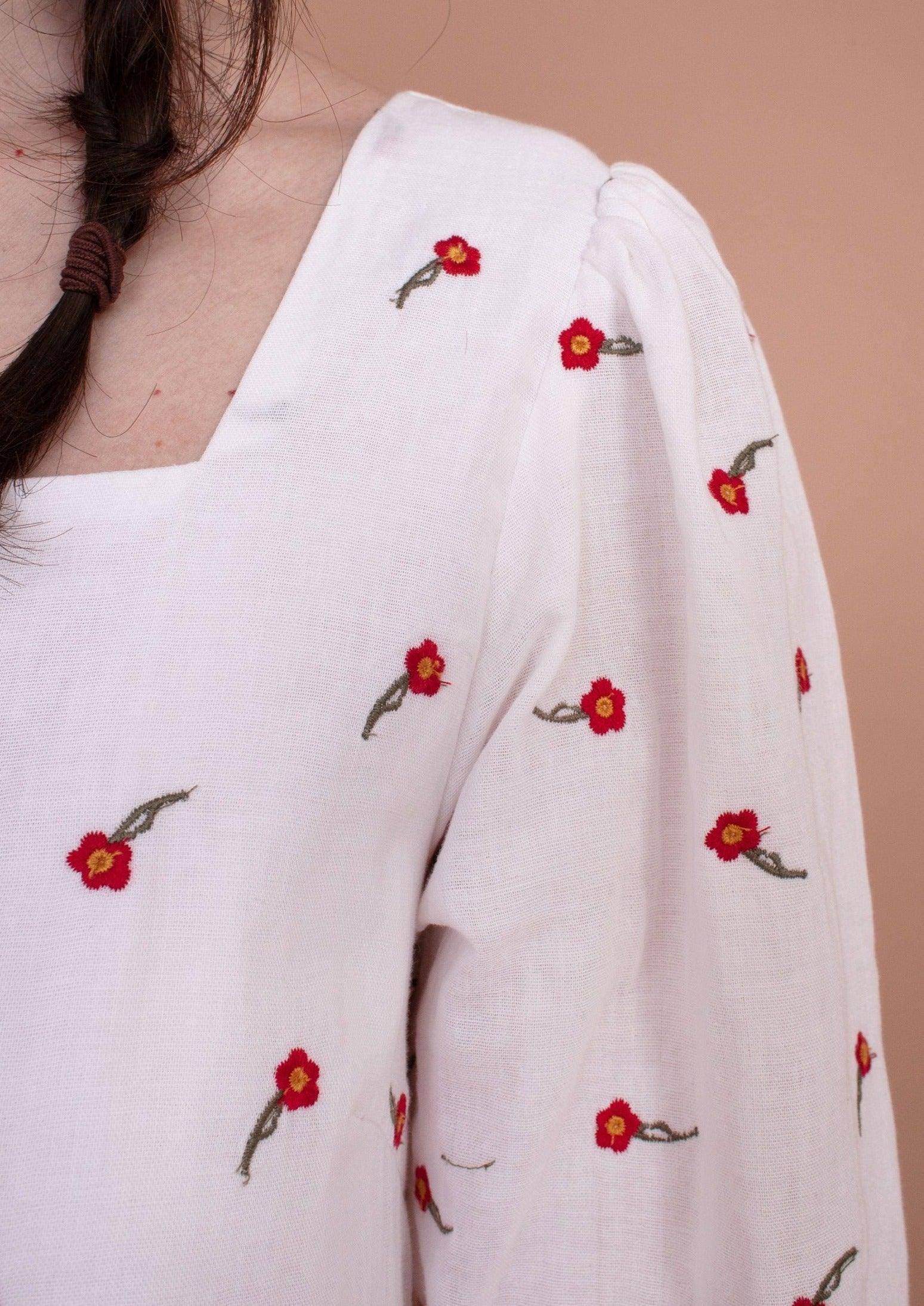 Alyssum Dress - Red Rose - offe market