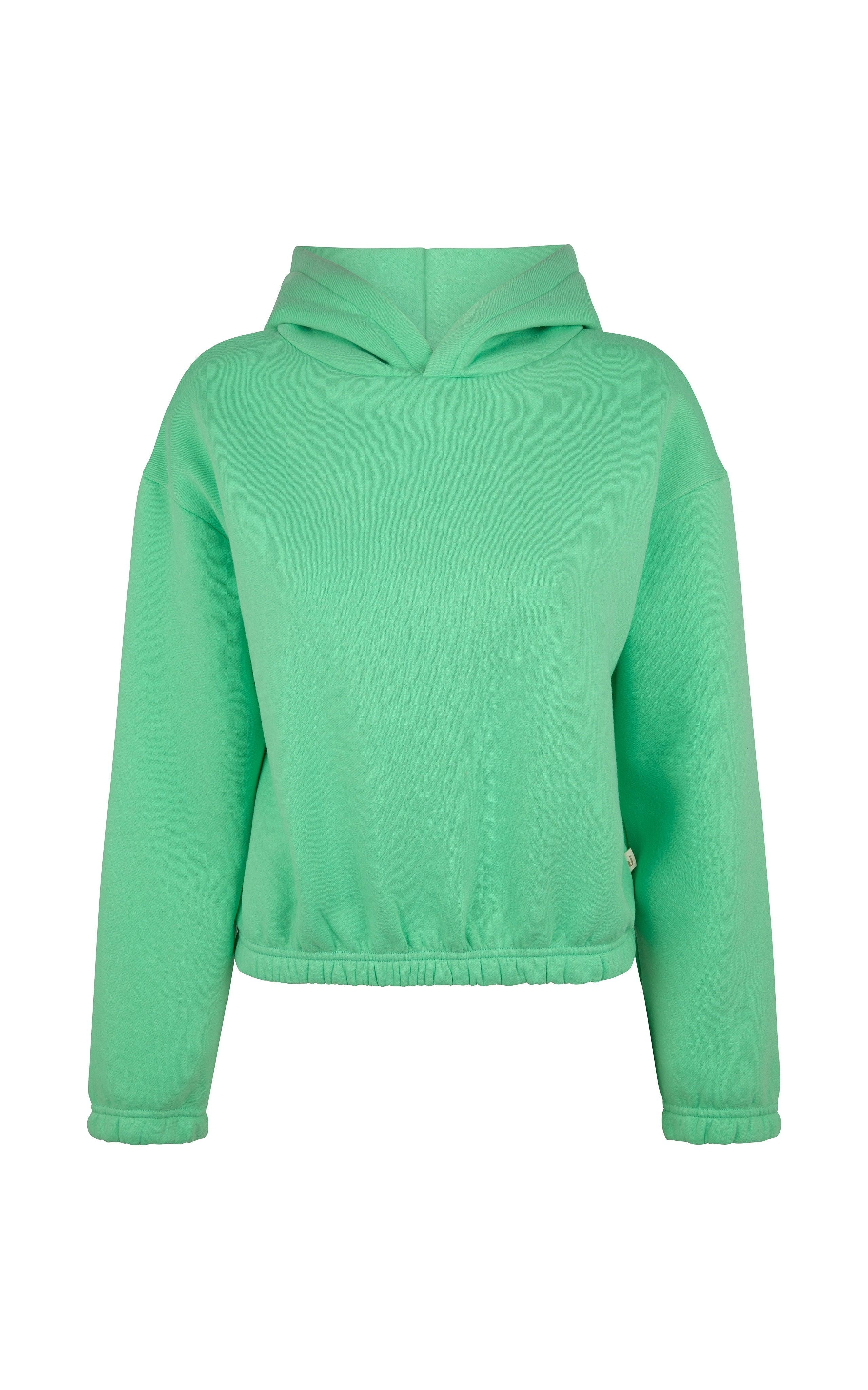 The Weekend Fleece Hoodie - Honeydew Green - offe market