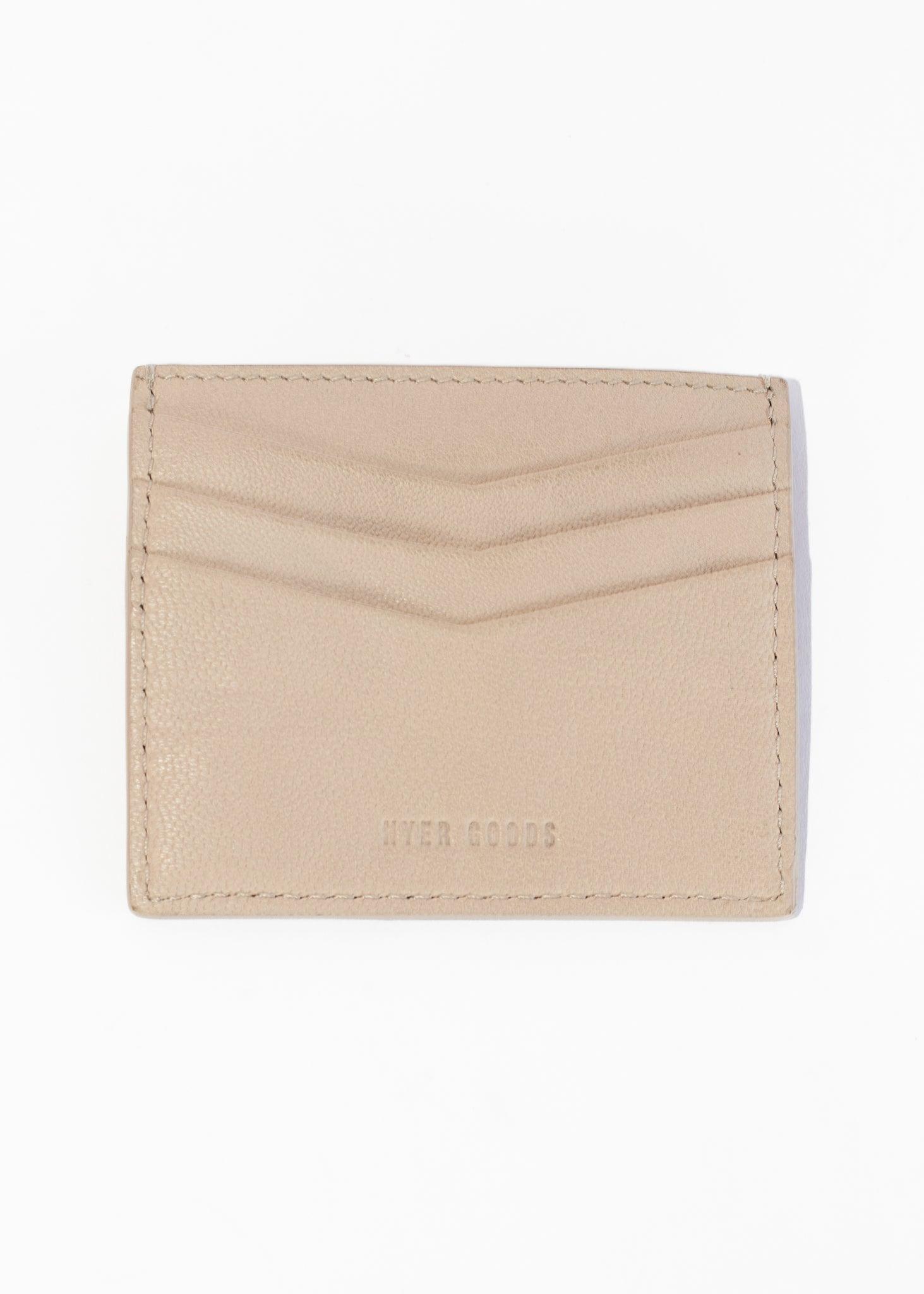 Card Wallet with Coin Pocket - Ecru - offe market