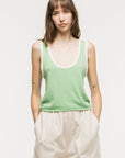 Toit Volant - Kaya Knit Tank Top - Sage -