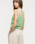 Toit Volant - Kaya Knit Tank Top - Sage -