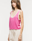 Toit Volant - Kaya Knit Tank Top - Fuchsia -
