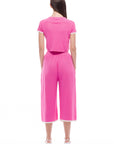 Toit Volant - Kira Knit Long Shorts - Fuchsia -