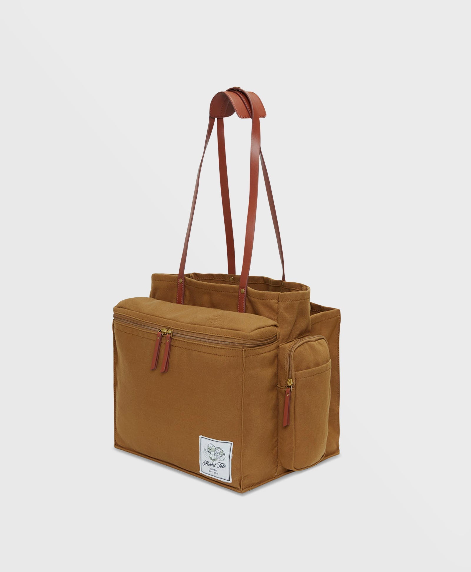 Market Tote - Bark