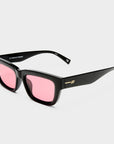 Le Specs - Le Castle Sunglasses - Black/Crimson -