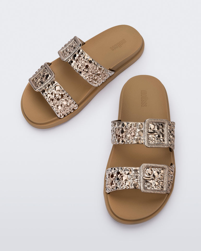 Lust Slide - Beige/Bronze
