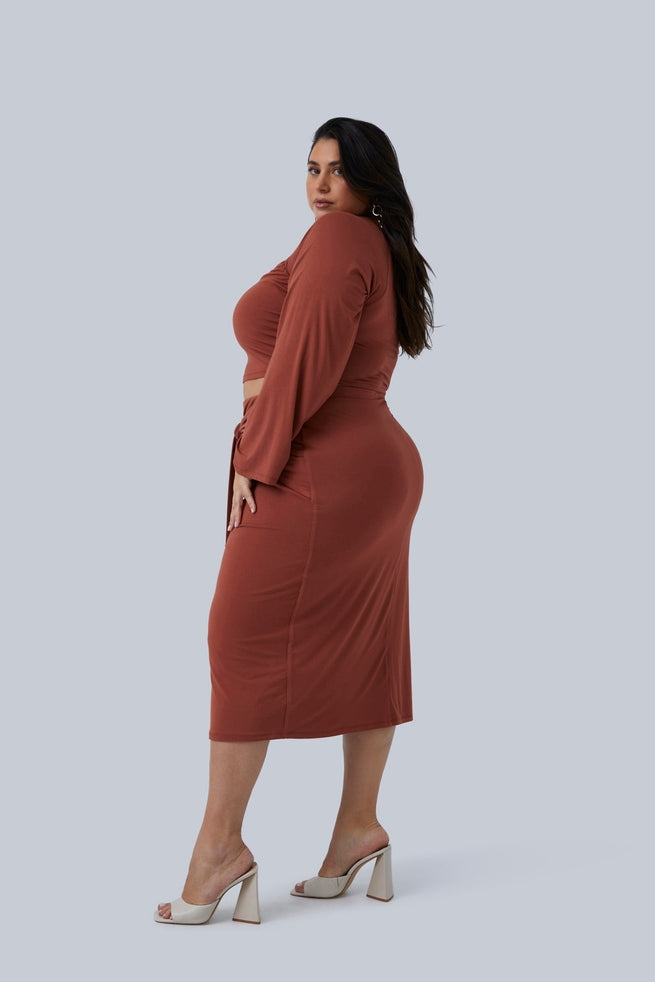 Gigi Skirt - Rust