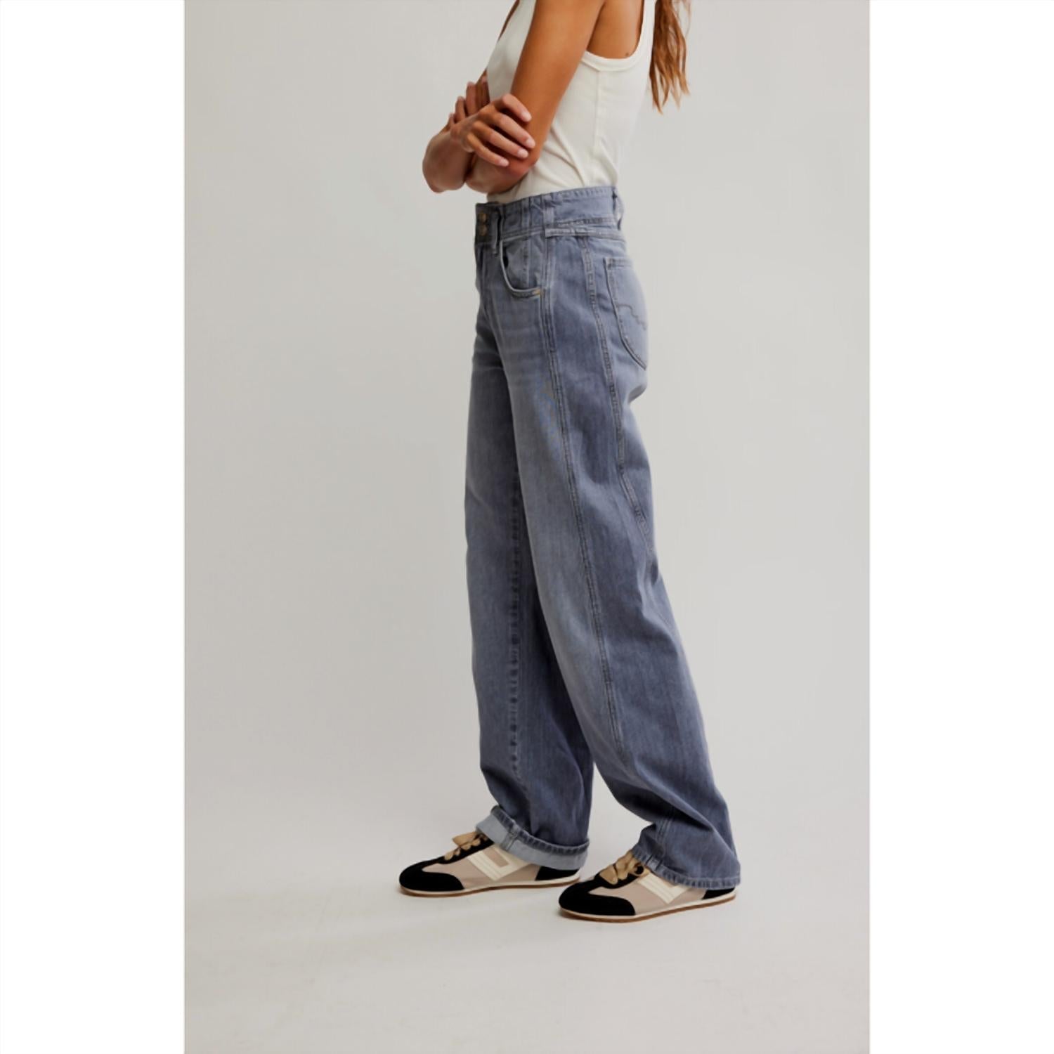 Aster High Rise Straight Leg Jeans