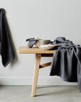 ettitude - Bamboo Waffle Towel Set - Slate One Size