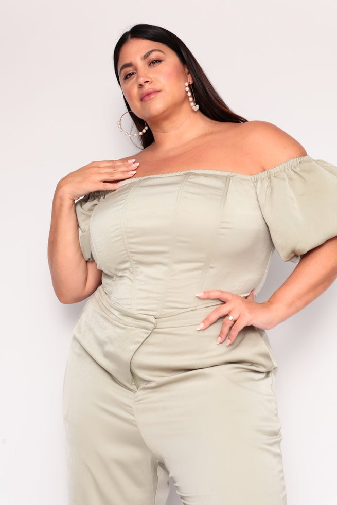Alaia Top - Light Sage