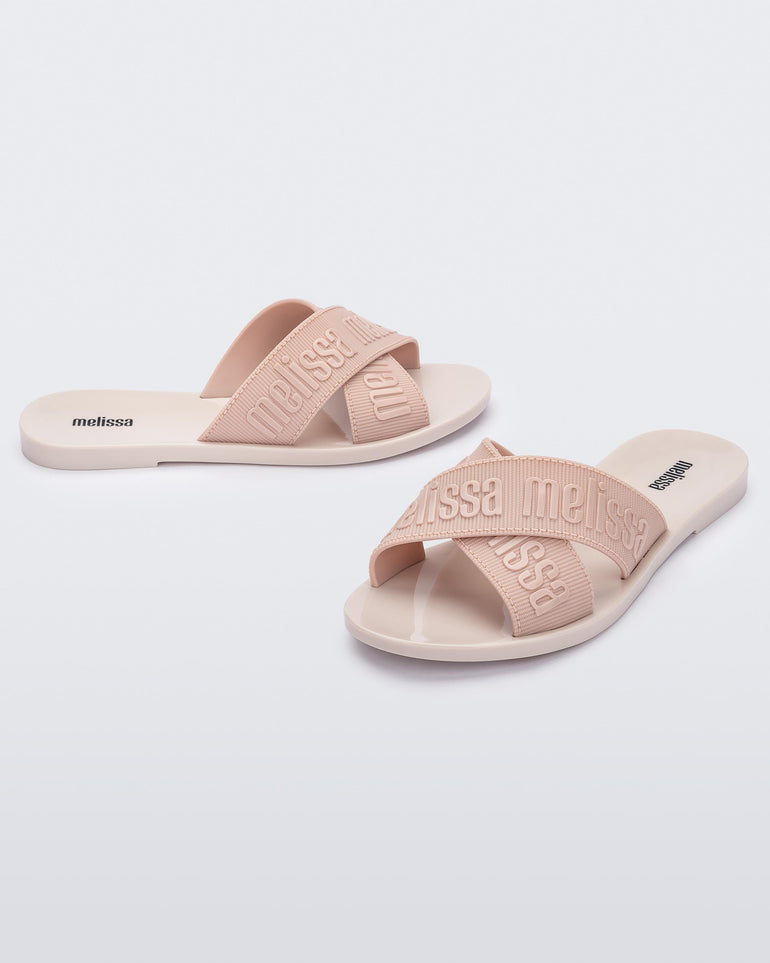 M Lover Slide - Beige/Pink