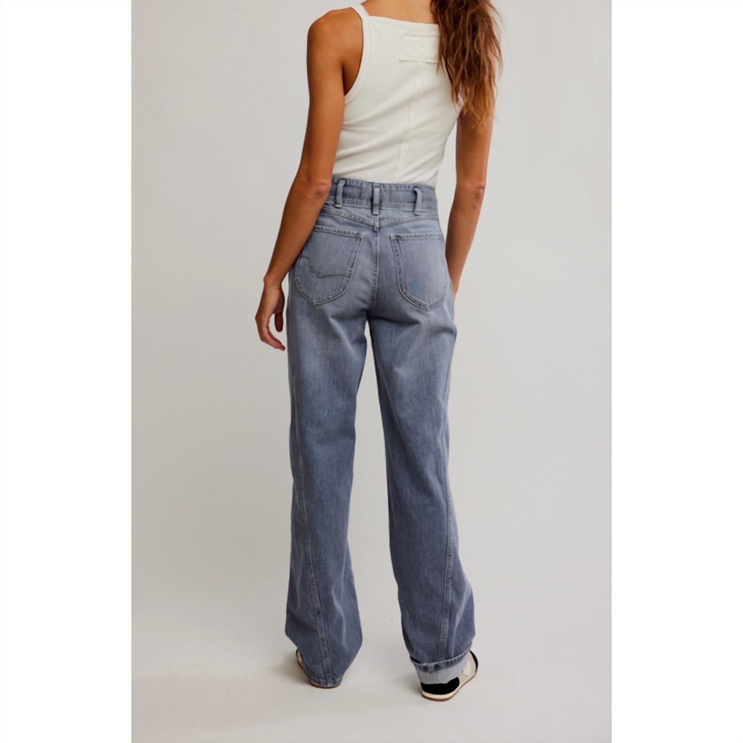 Aster High Rise Straight Leg Jeans