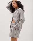 Richer Poorer - Palermo Short - Black / White Stripe - BLACK WHITE STRIPE