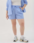 Richer Poorer - Palermo Short - Blue Stripe -