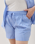 Richer Poorer - Palermo Short - Blue Stripe -
