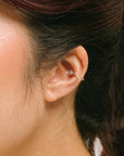 Aiori - Clover Ear Cuff - Silver -